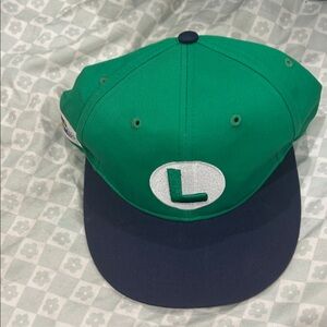 Green and Navy Women's Cap